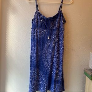 Tommy Bahama Medallion Kaleidoscope Blue Dress SM